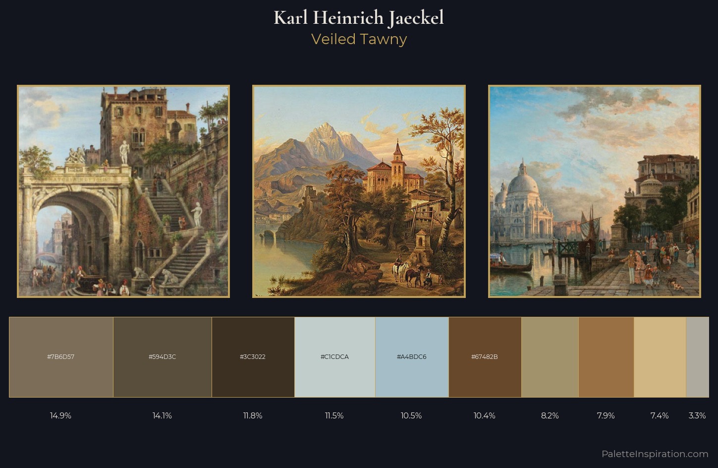 Karl Heinrich Jaeckel Palette 4 — Veiled Tawny