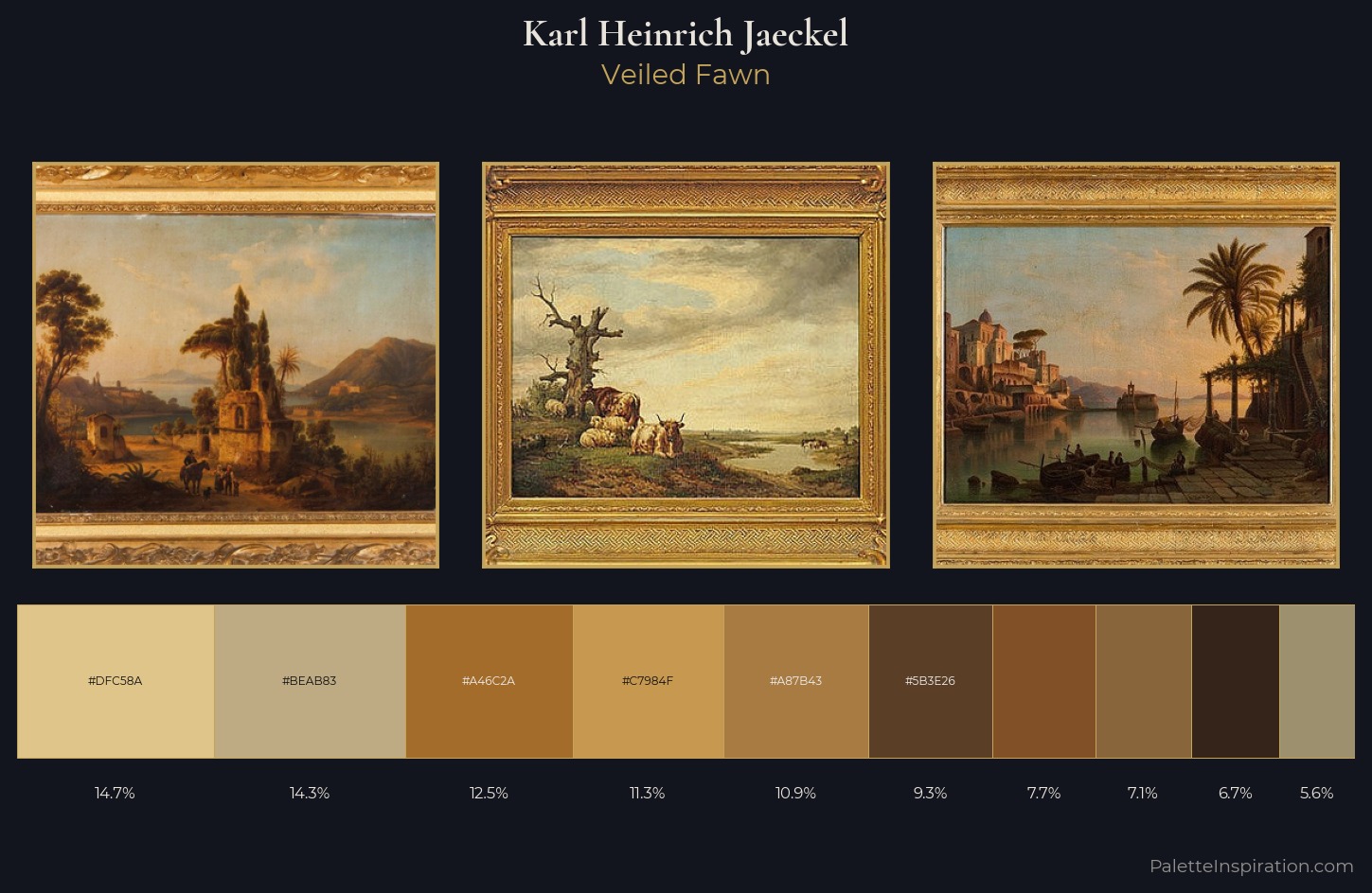 Karl Heinrich Jaeckel Palette 5 — Veiled Fawn