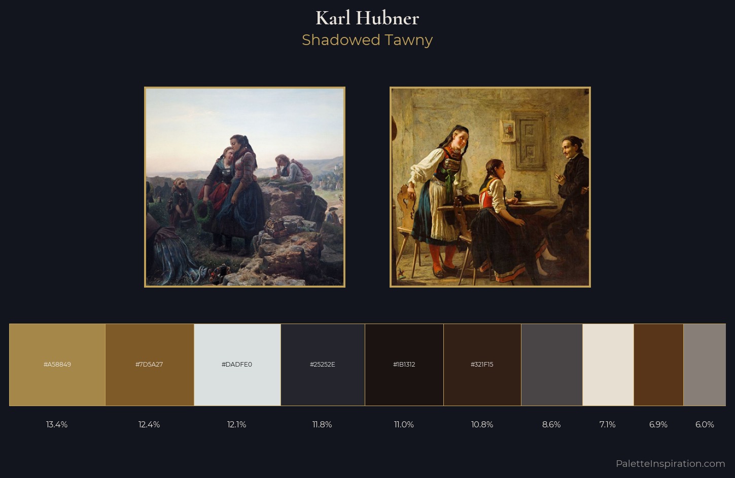 Karl Hubner Palette 2 — Shadowed Tawny