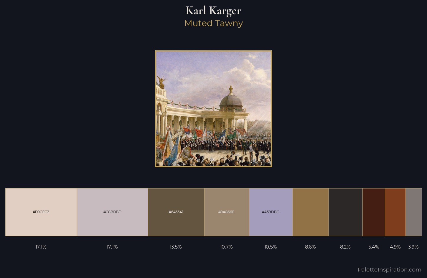 Karl Karger Palette 2 — Muted Tawny