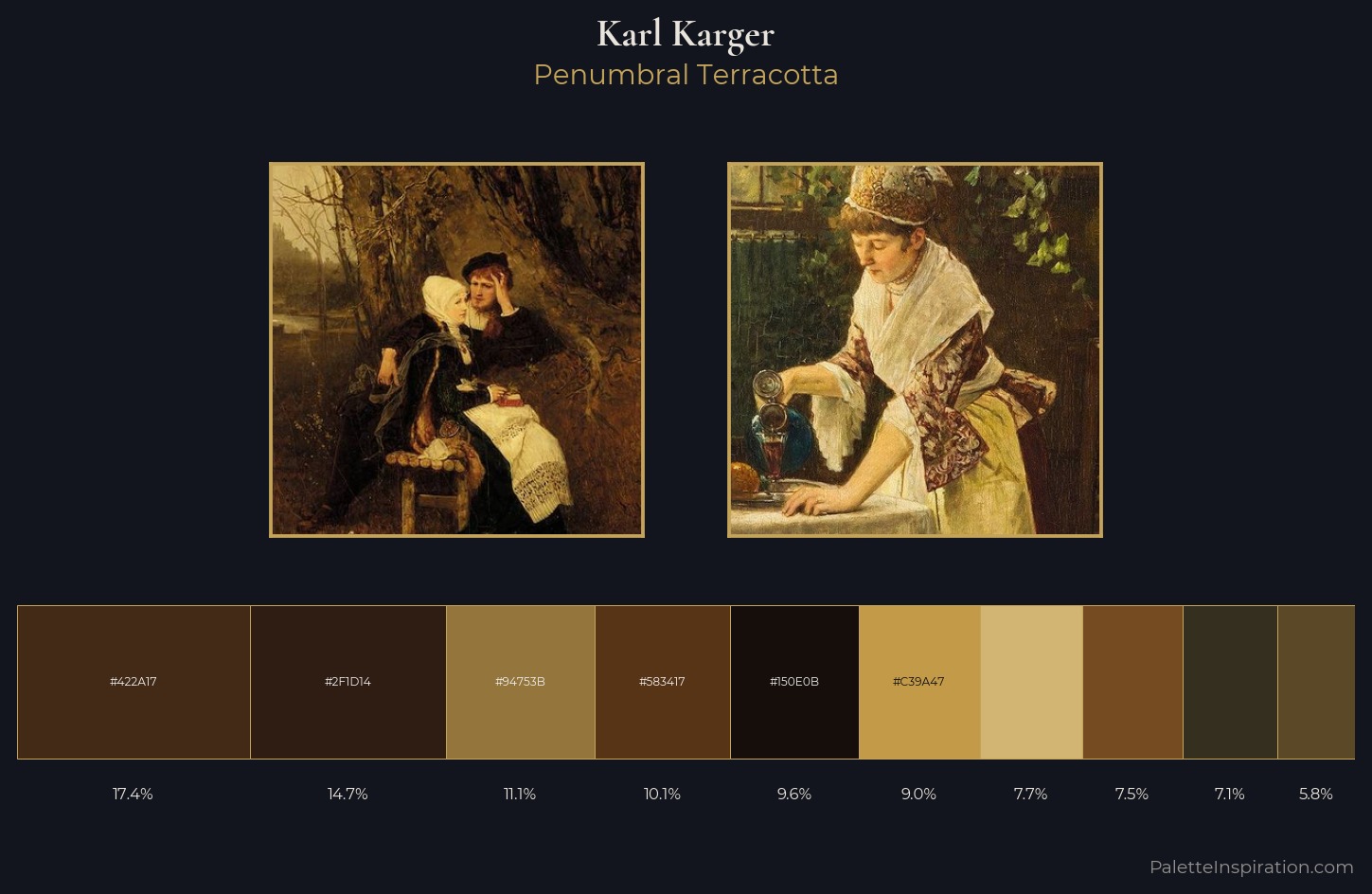 Karl Karger Palette 3 — Penumbral Terracotta