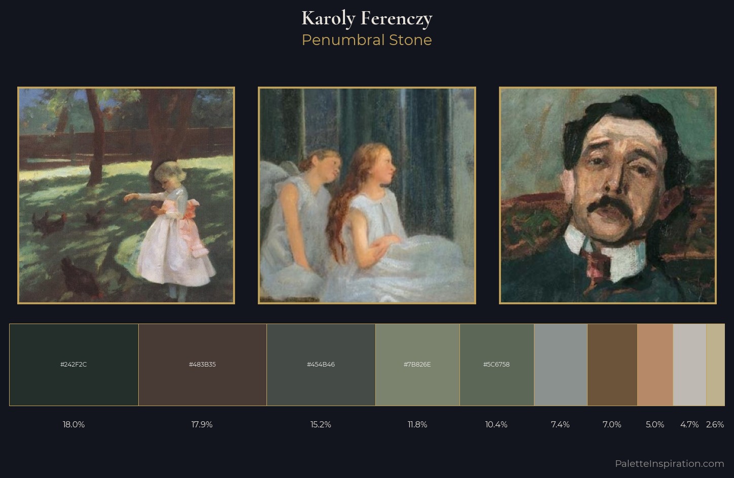 Karoly Ferenczy Palette 4 — Penumbral Stone