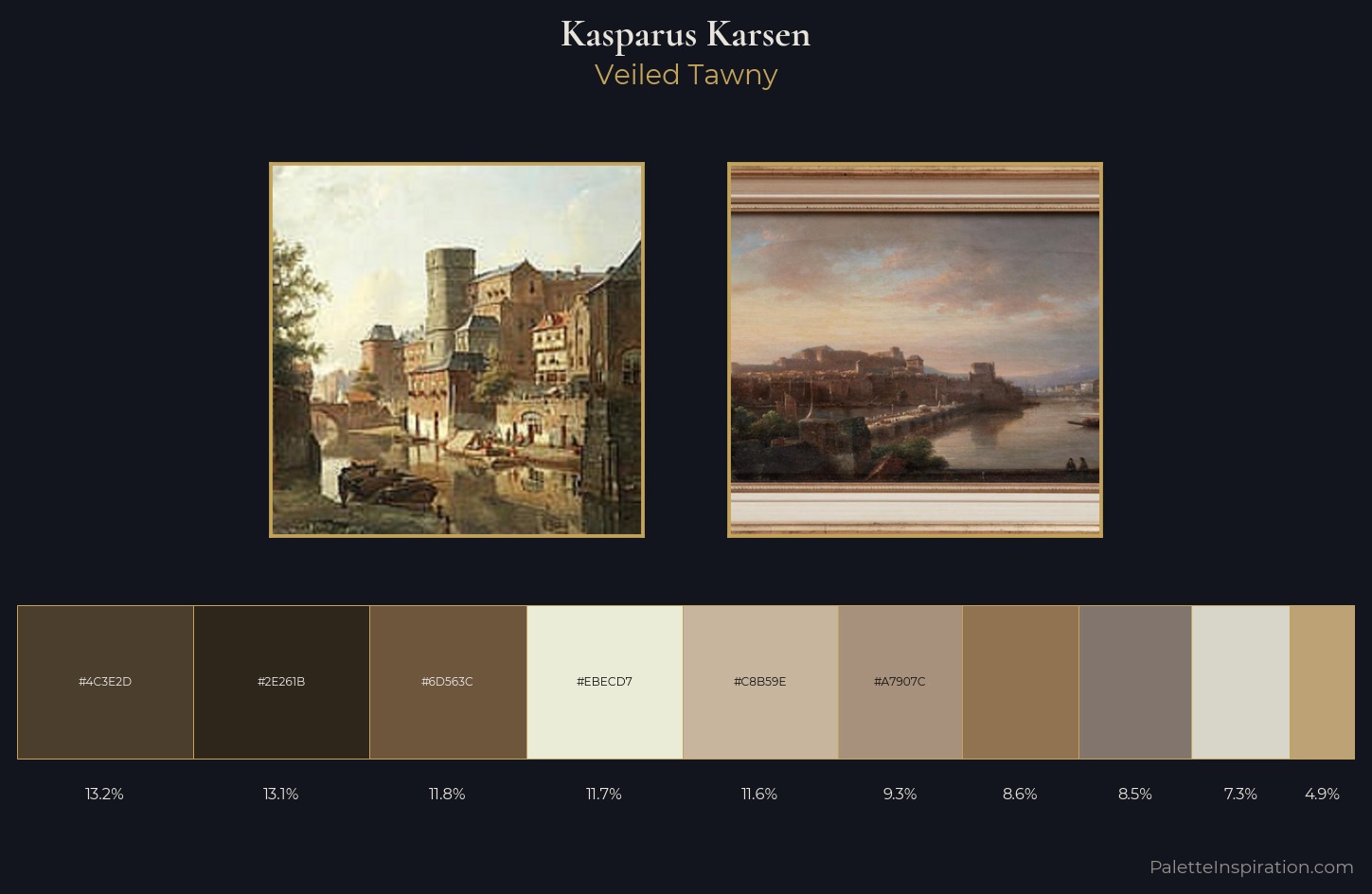 Kasparus Karsen Palette 3 — Veiled Tawny