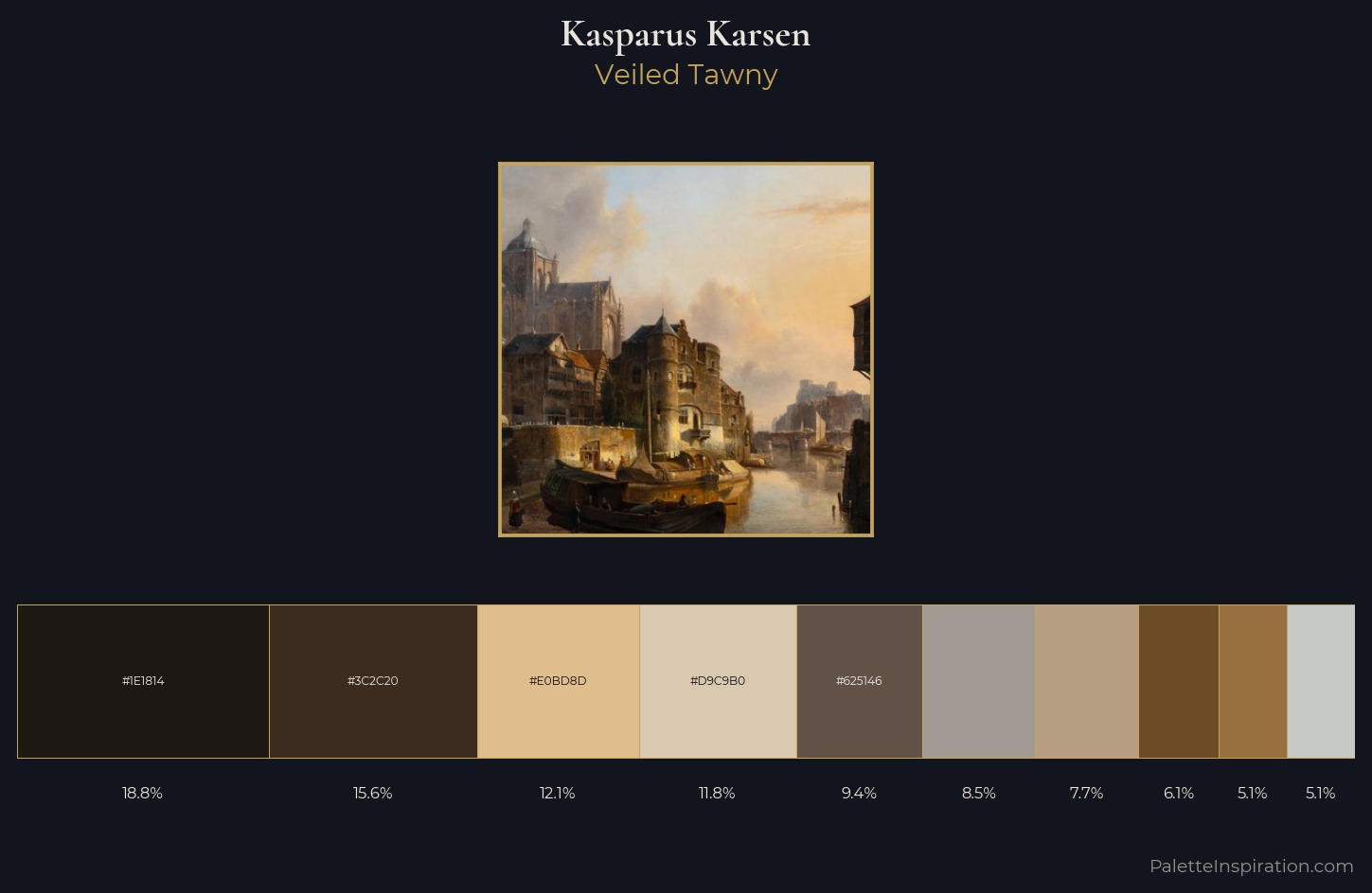 Kasparus Karsen Palette 5 — Veiled Tawny