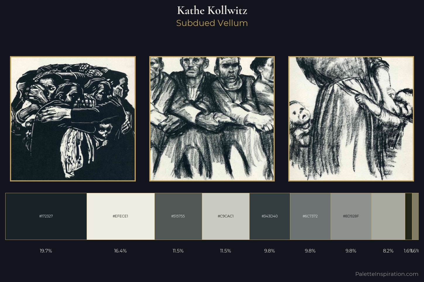 Kathe Kollwitz Master Palette — Subdued Vellum