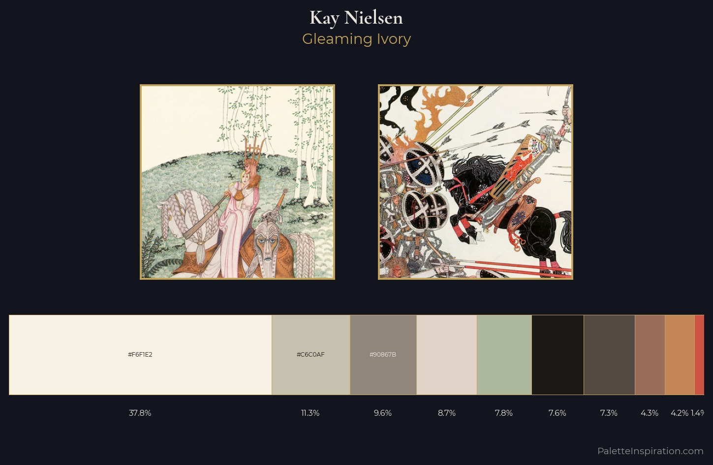Kay Nielsen Palette 2 — Gleaming Ivory