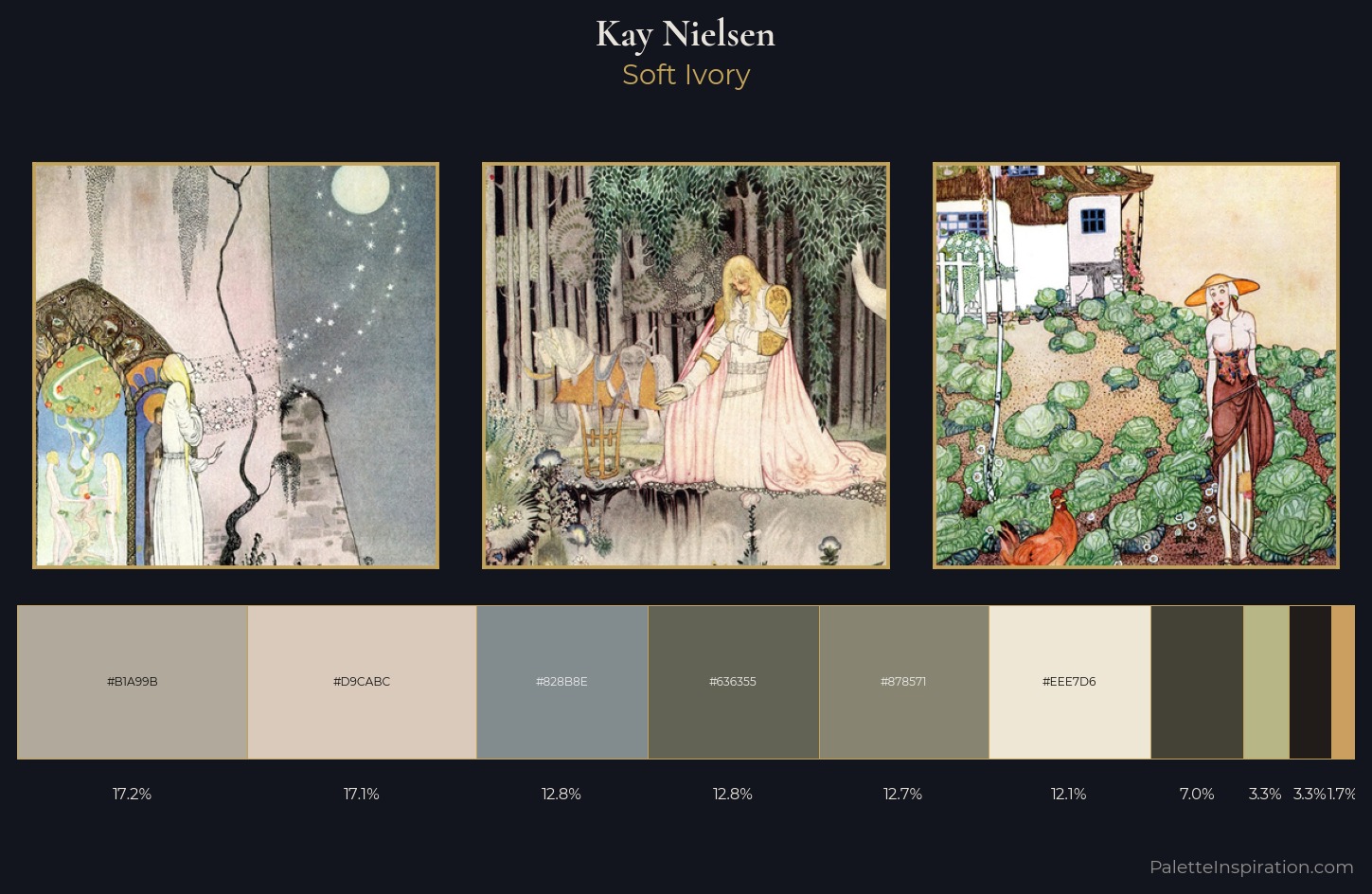 Kay Nielsen Palette 3 — Soft Ivory
