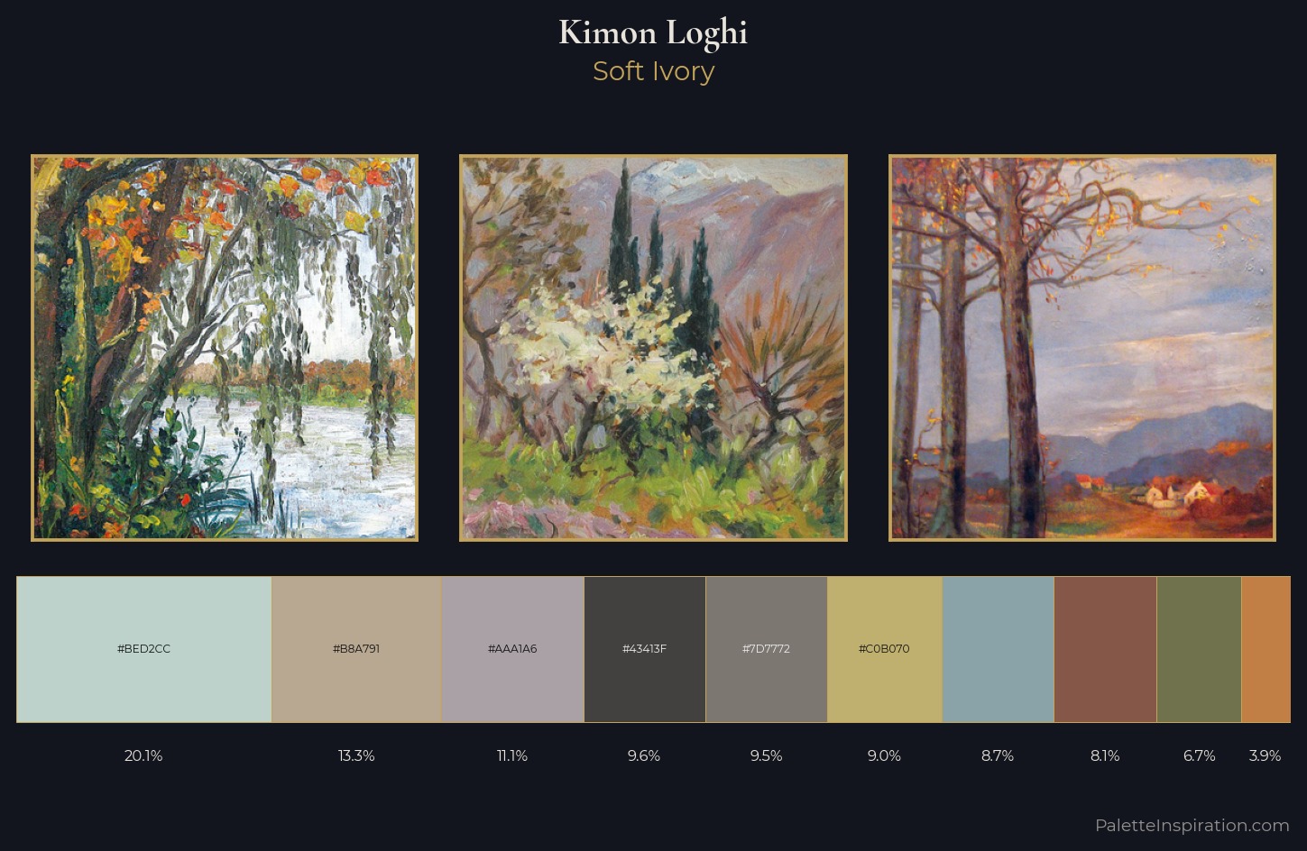Kimon Loghi Palette 3 — Soft Ivory
