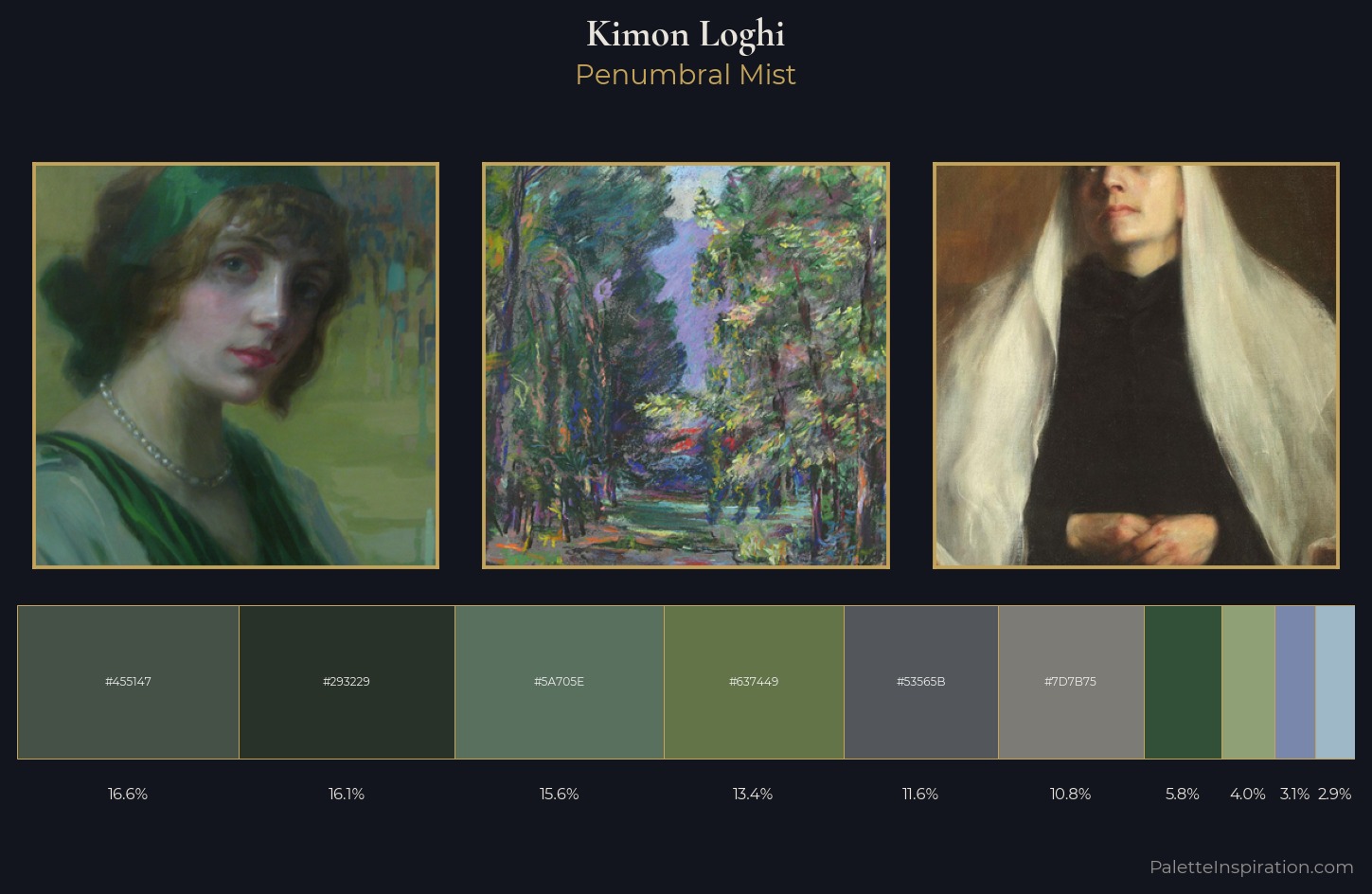 Kimon Loghi Palette 7 — Penumbral Mist
