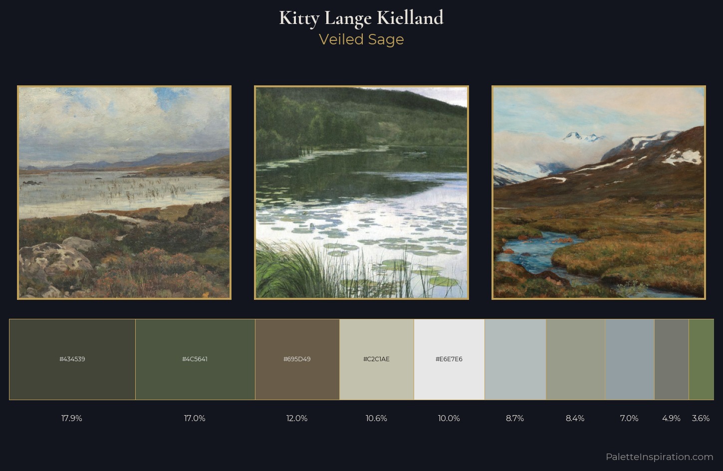 Kitty Lange Kielland Palette 2 — Veiled Sage