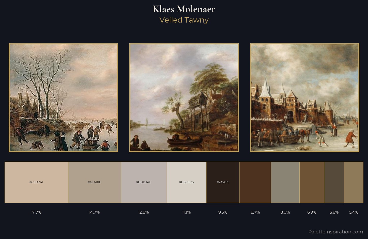Klaes Molenaer Palette 2 — Veiled Tawny