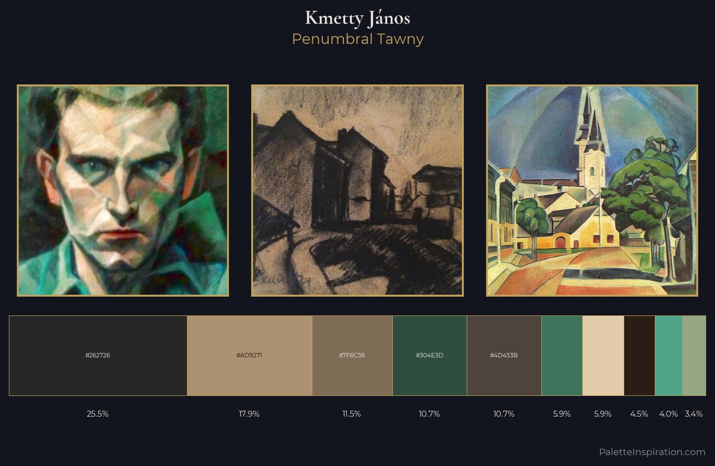 Kmetty János Palette 5 — Penumbral Tawny