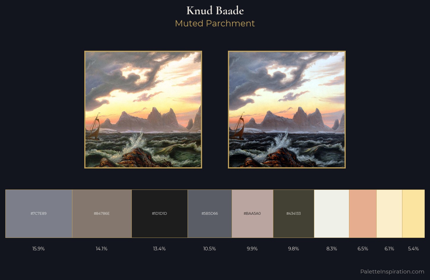 Knud Baade Palette 1 — Muted Parchment