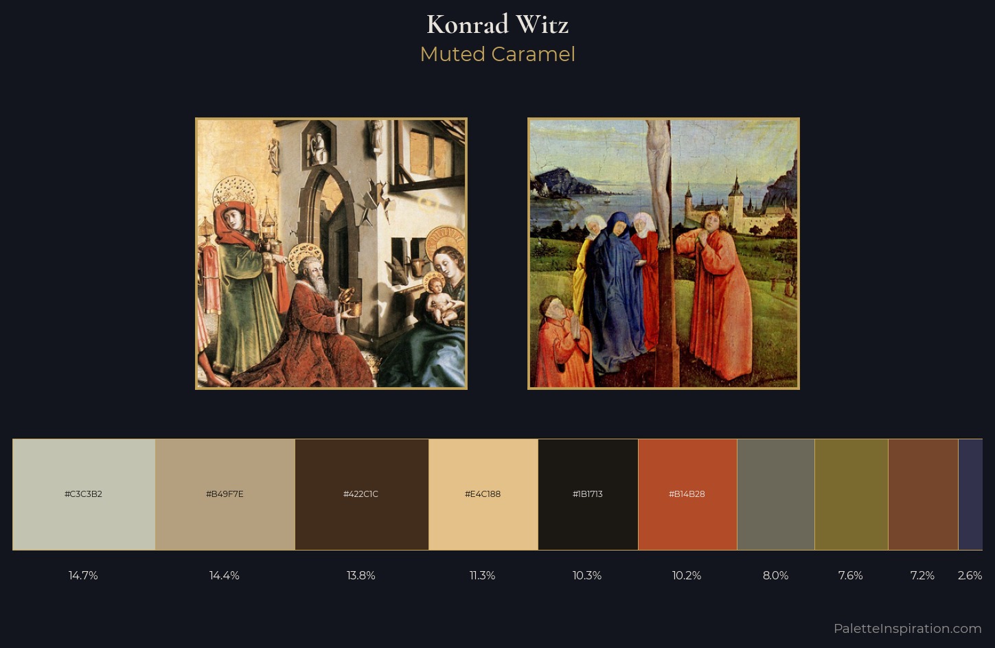 Konrad Witz Palette 3 — Muted Caramel