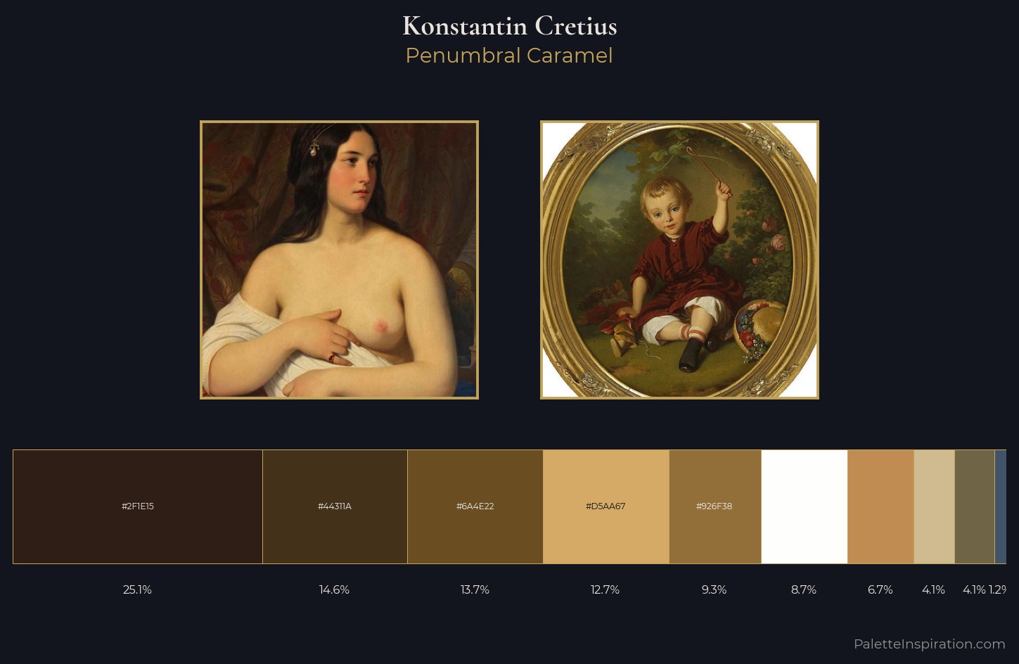 Konstantin Cretius Palette 2 — Penumbral Caramel