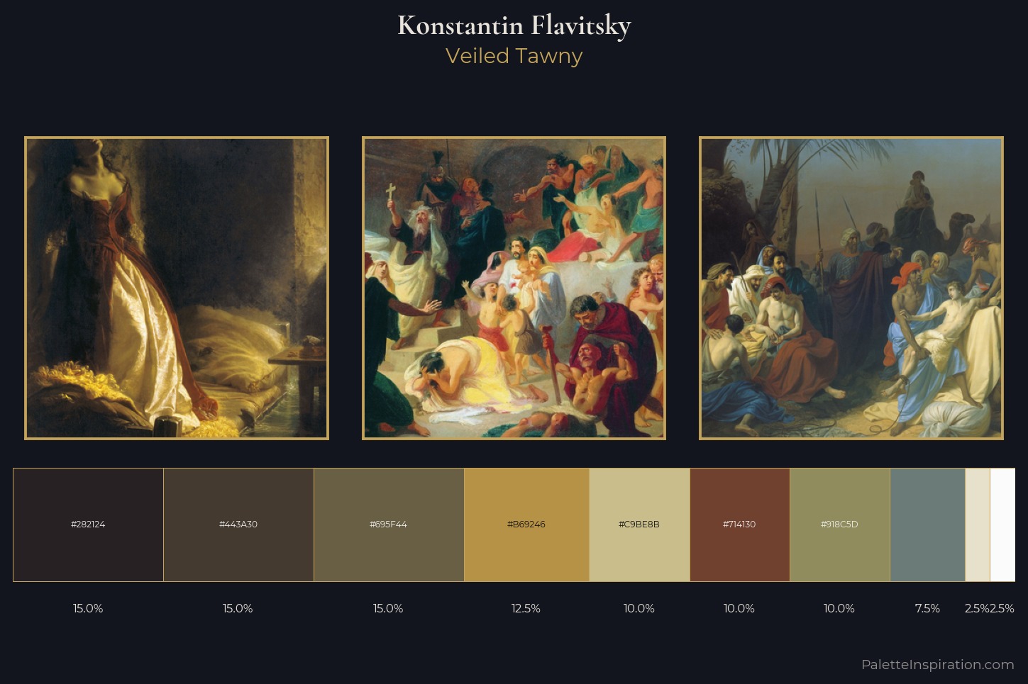 Konstantin Flavitsky Master Palette — Veiled Tawny