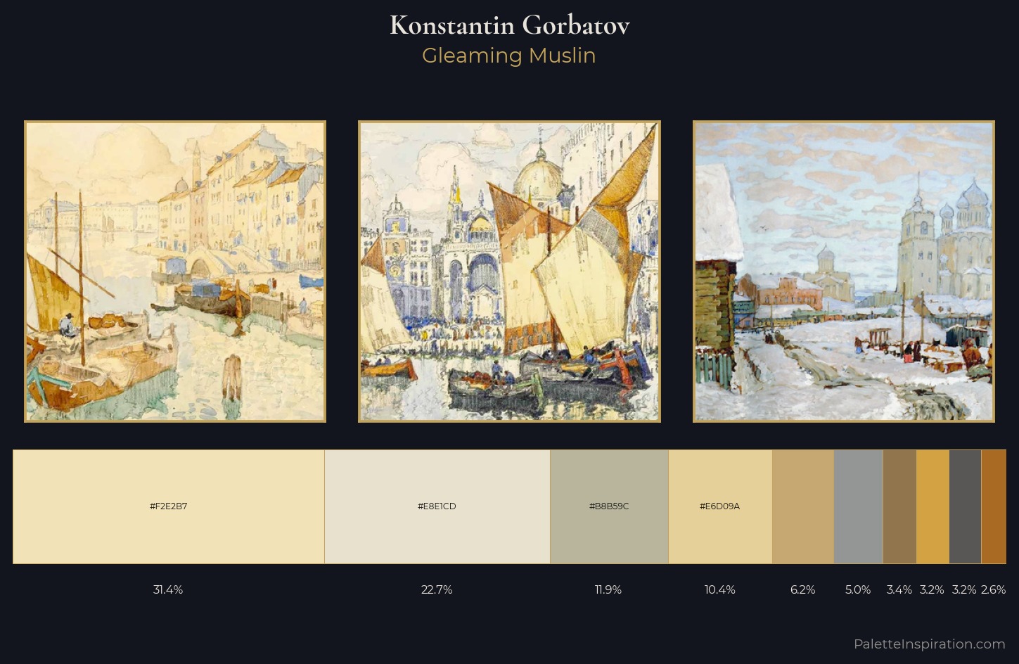 Konstantin Gorbatov Palette 1 — Gleaming Muslin