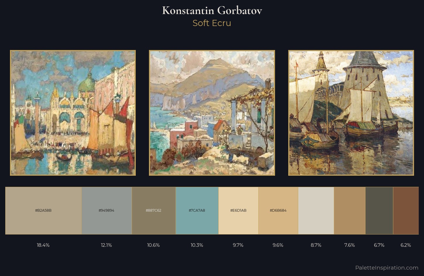 Konstantin Gorbatov Palette 2 — Soft Ecru