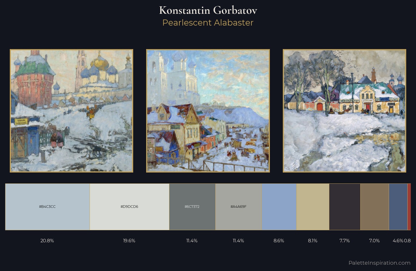 Konstantin Gorbatov Palette 7 — Pearlescent Alabaster