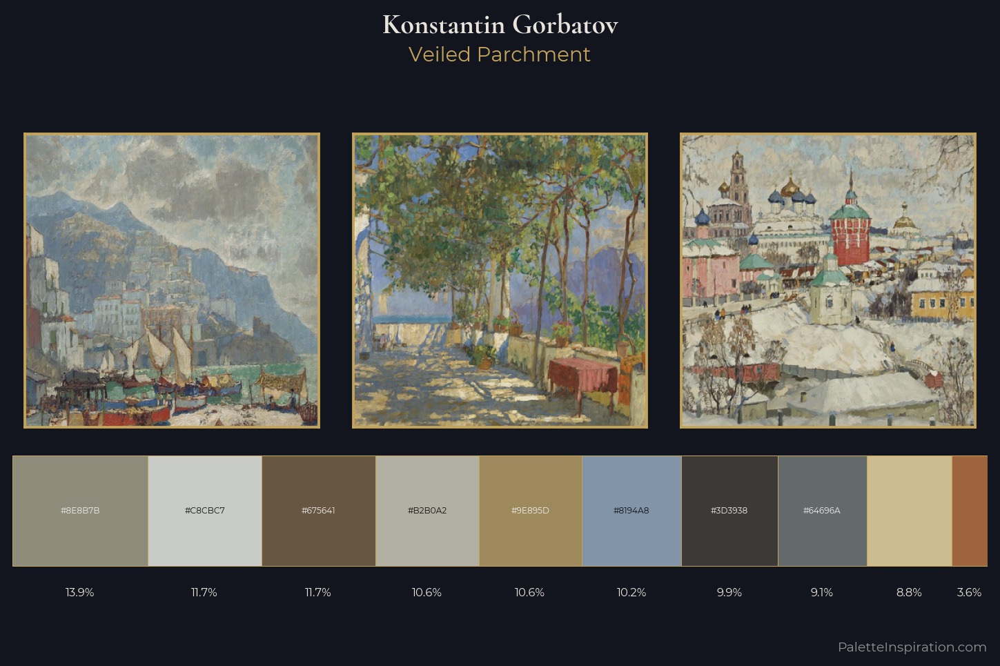 Konstantin Gorbatov Master Palette — Veiled Parchment