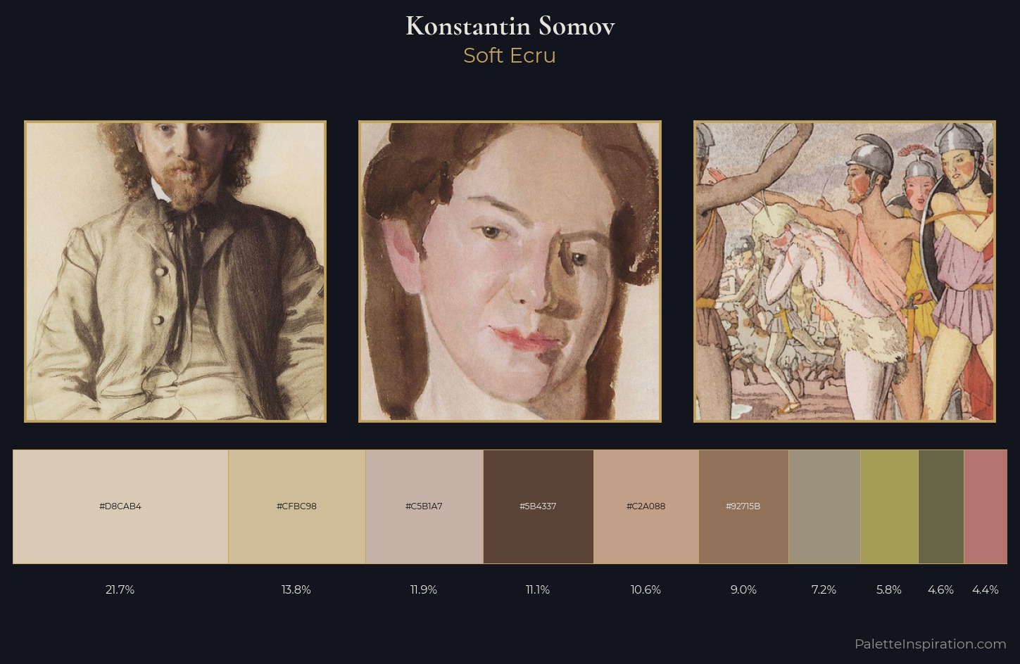 Konstantin Somov Palette 1 — Soft Ecru