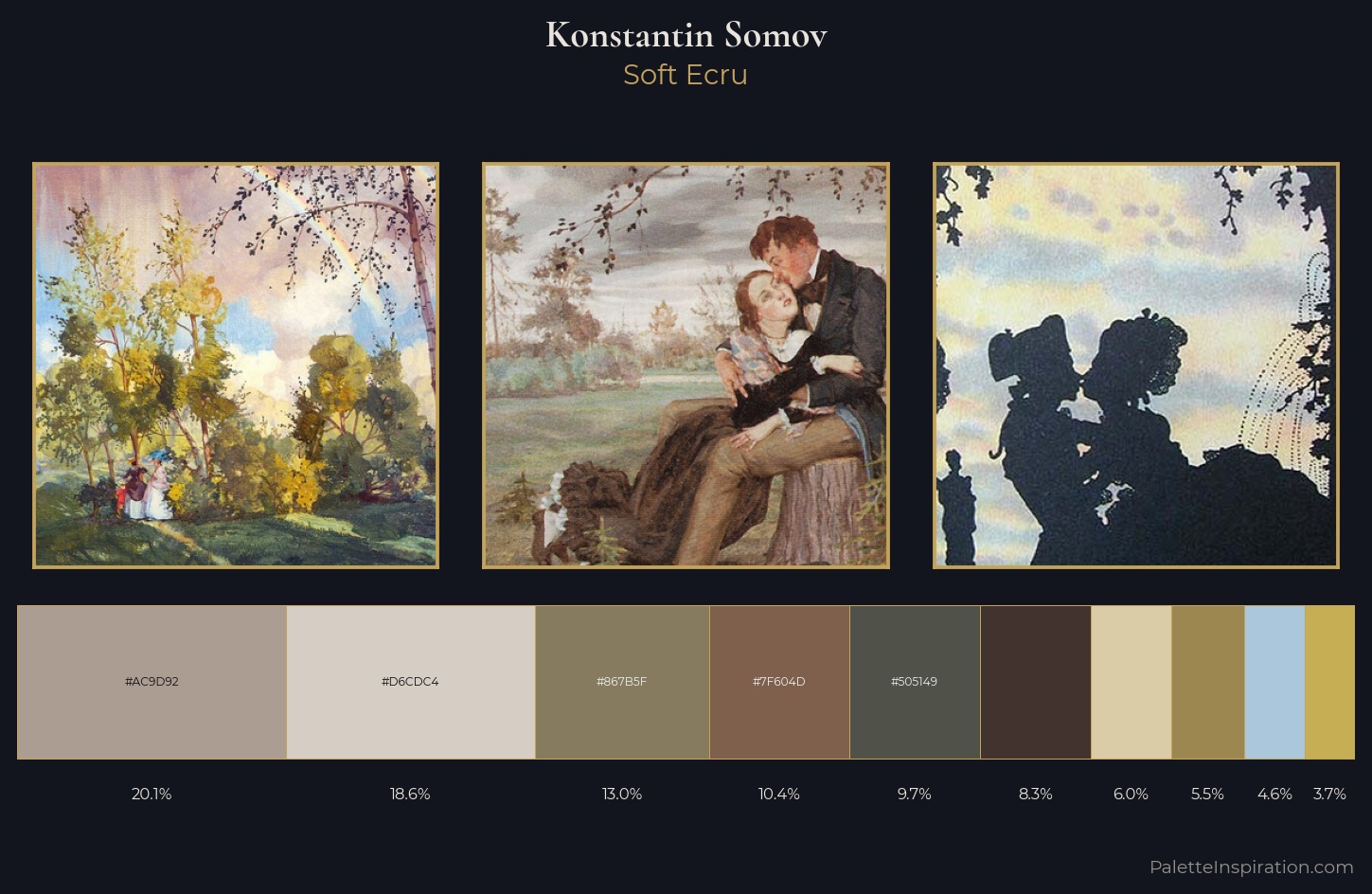 Konstantin Somov Palette 2 — Soft Ecru