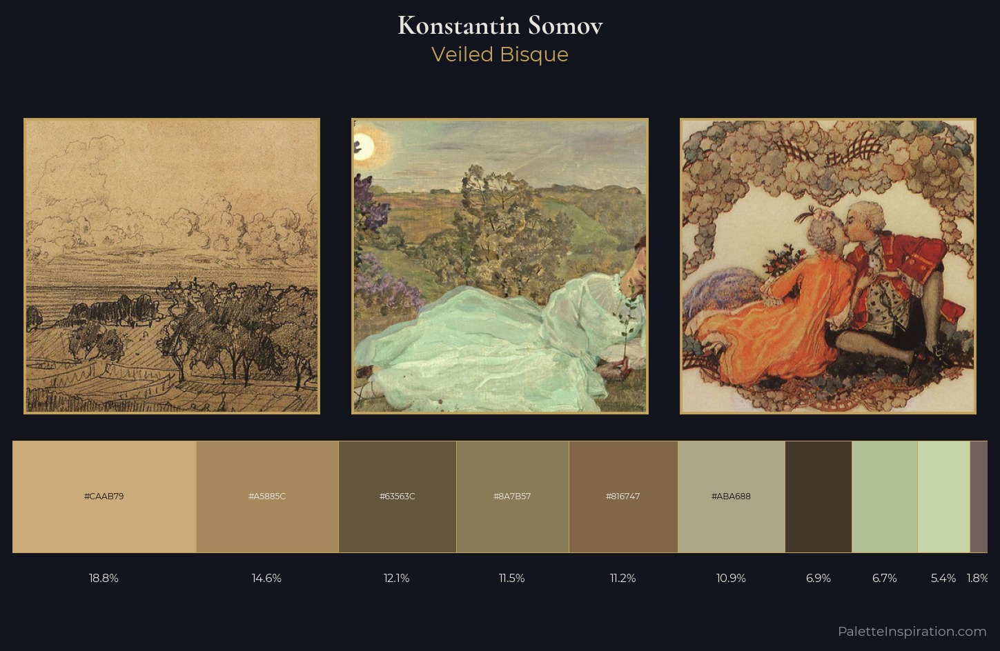 Konstantin Somov Palette 3 — Veiled Bisque