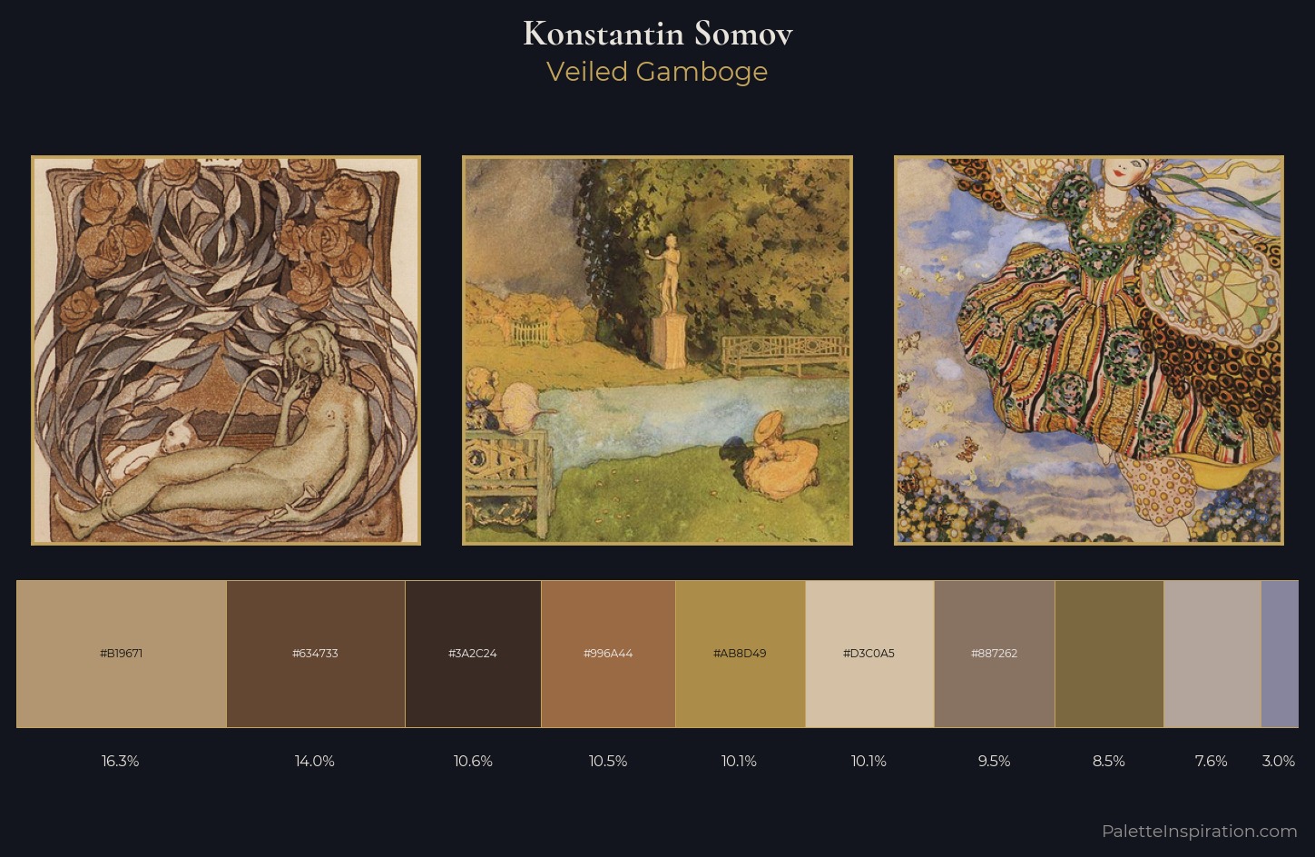 Konstantin Somov Palette 7 — Veiled Gamboge