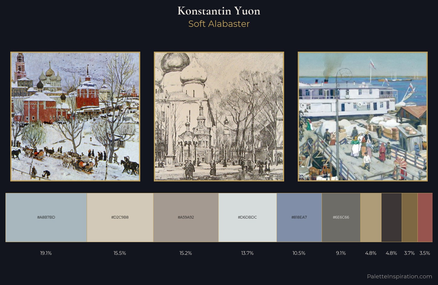 Konstantin Yuon Palette 4 — Soft Alabaster