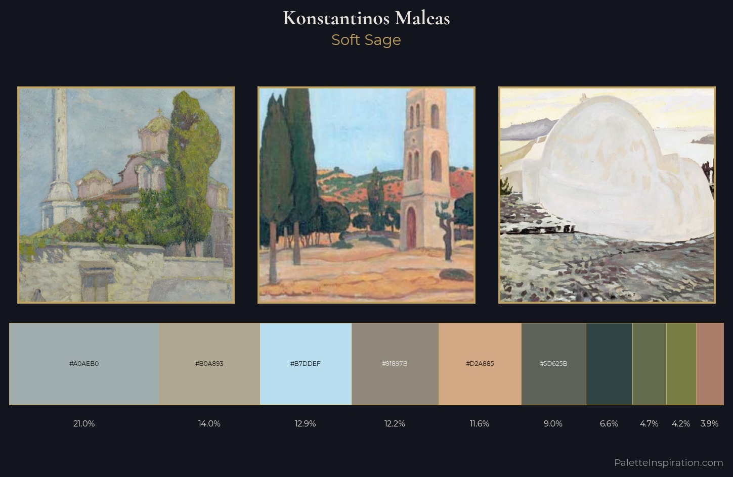 Konstantinos Maleas Palette 3 — Soft Sage