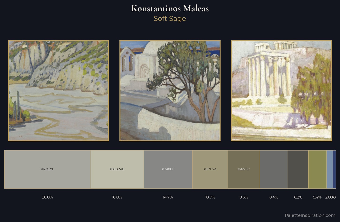 Konstantinos Maleas Palette 5 — Soft Sage