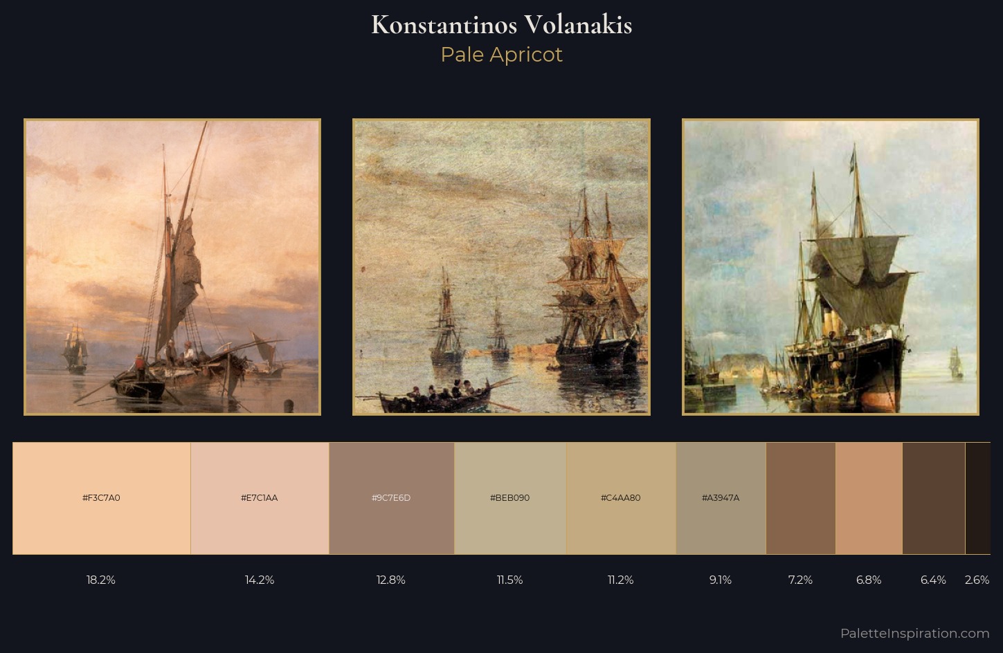 Konstantinos Volanakis Palette 3 — Pale Apricot