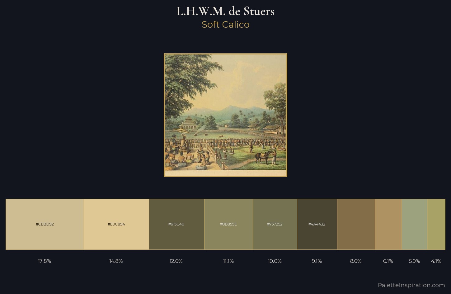 L.H.W.M. de Stuers Palette 2 — Soft Calico