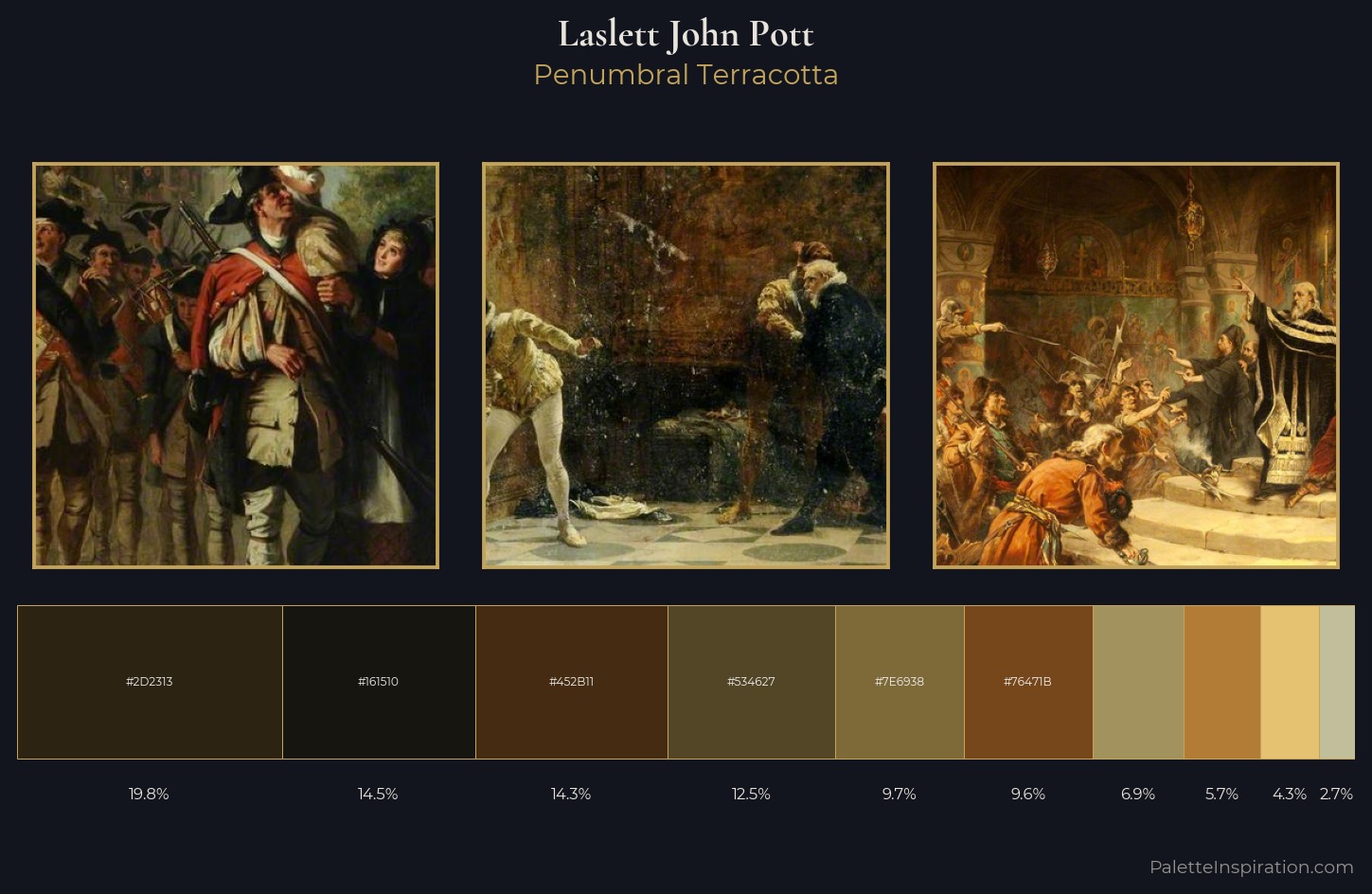 Laslett John Pott Palette 4 — Penumbral Terracotta