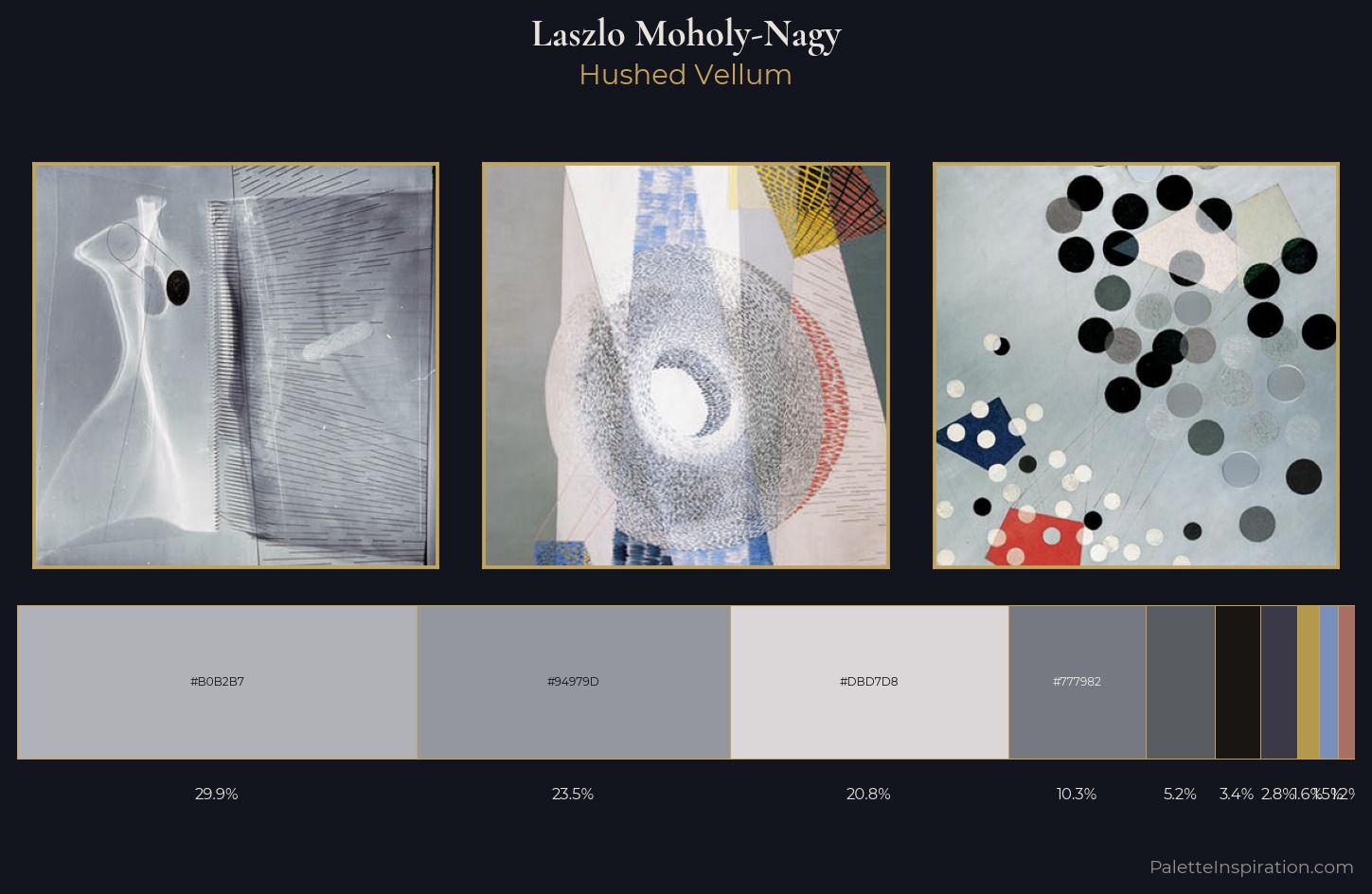 Laszlo Moholy-Nagy Palette 5 — Hushed Vellum