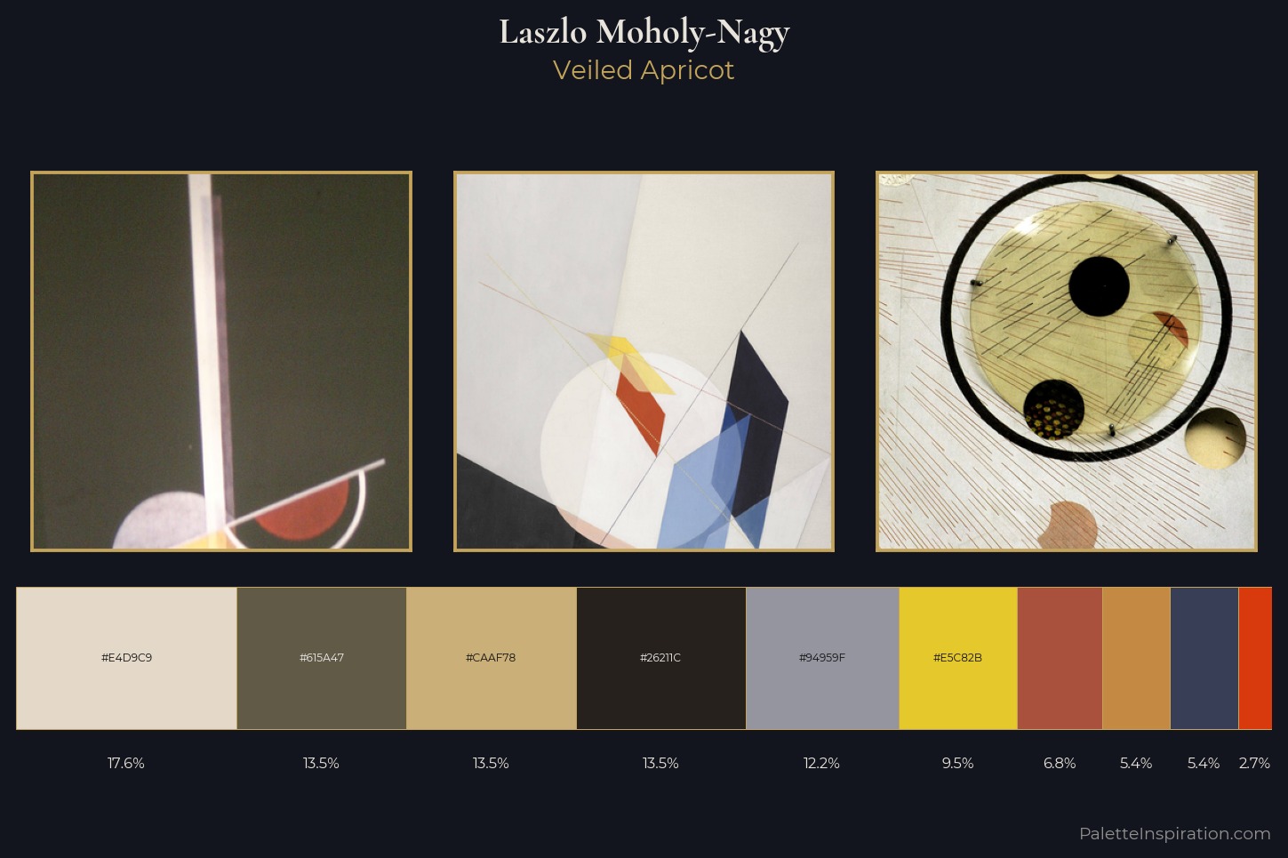 Laszlo Moholy-Nagy Master Palette — Veiled Apricot