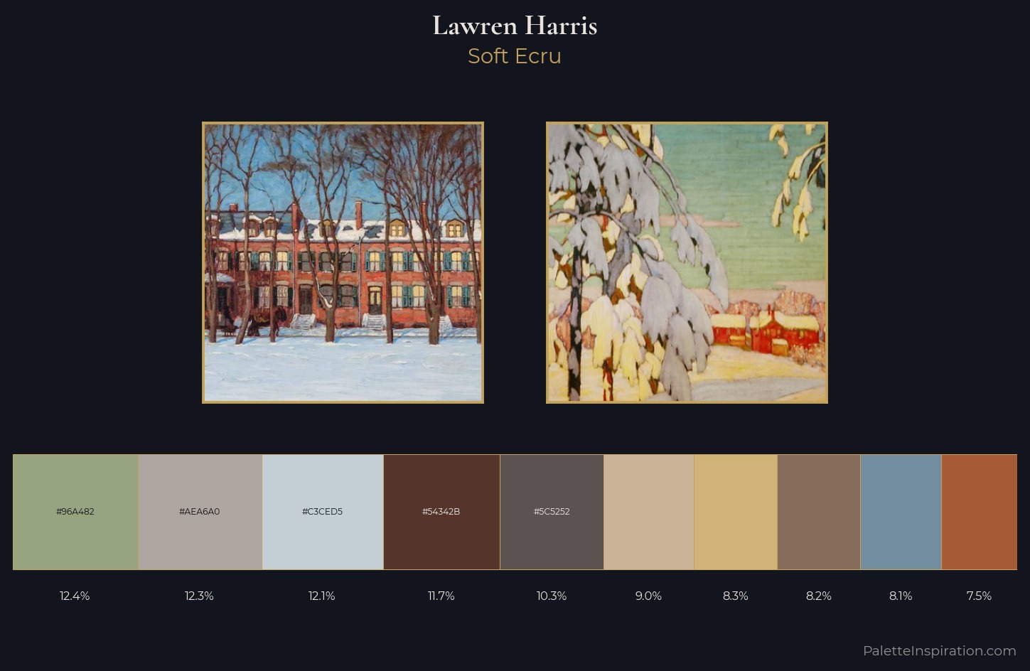 Lawren Harris Palette 1 — Soft Ecru
