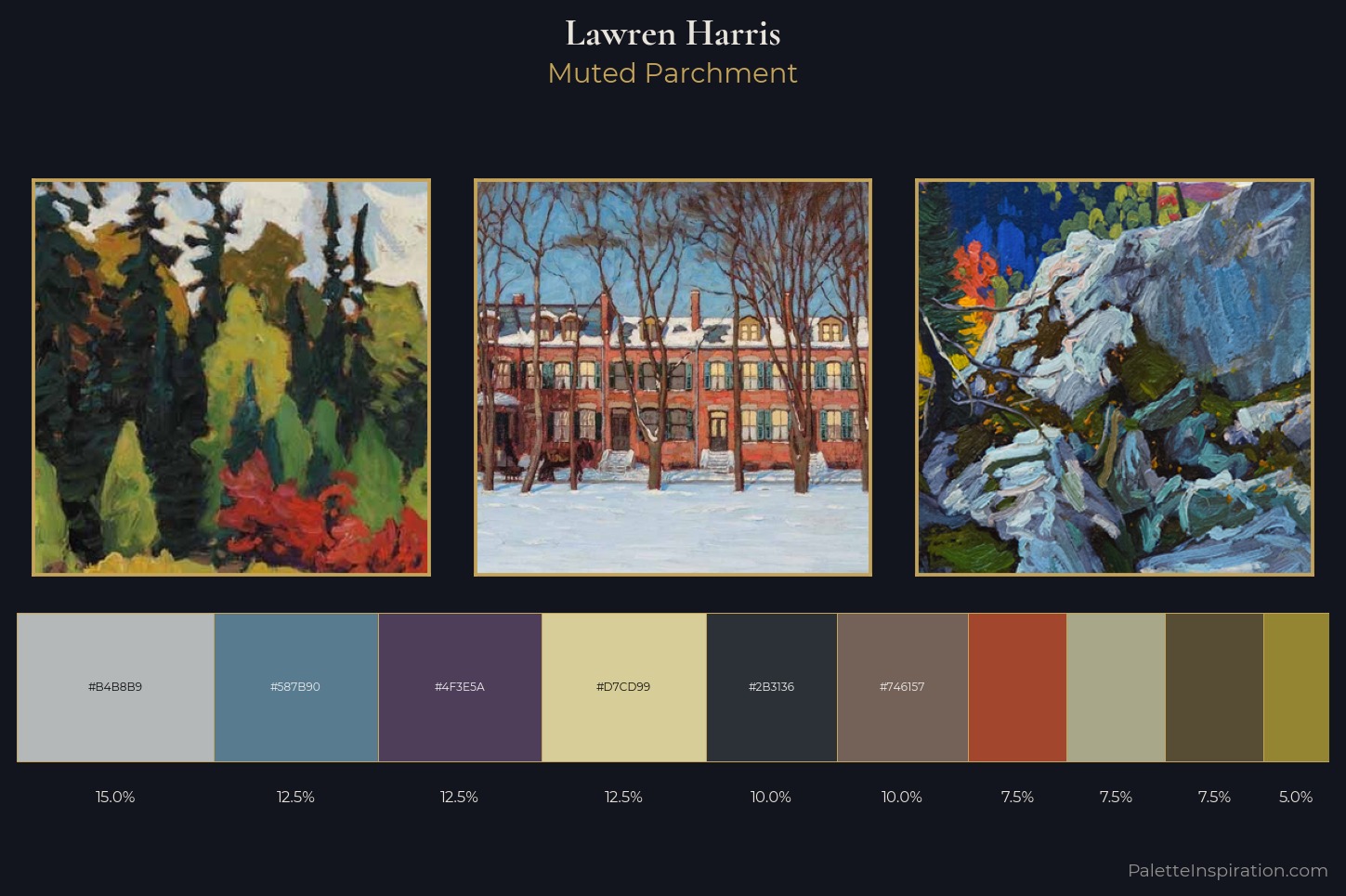 Lawren Harris Master Palette — Muted Parchment
