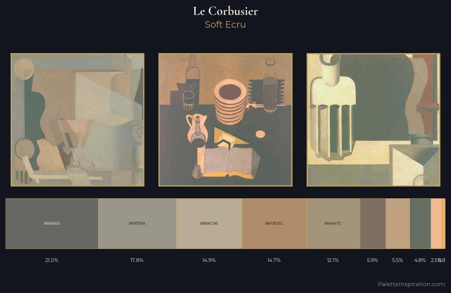 Le Corbusier Palette 2 — Soft Ecru