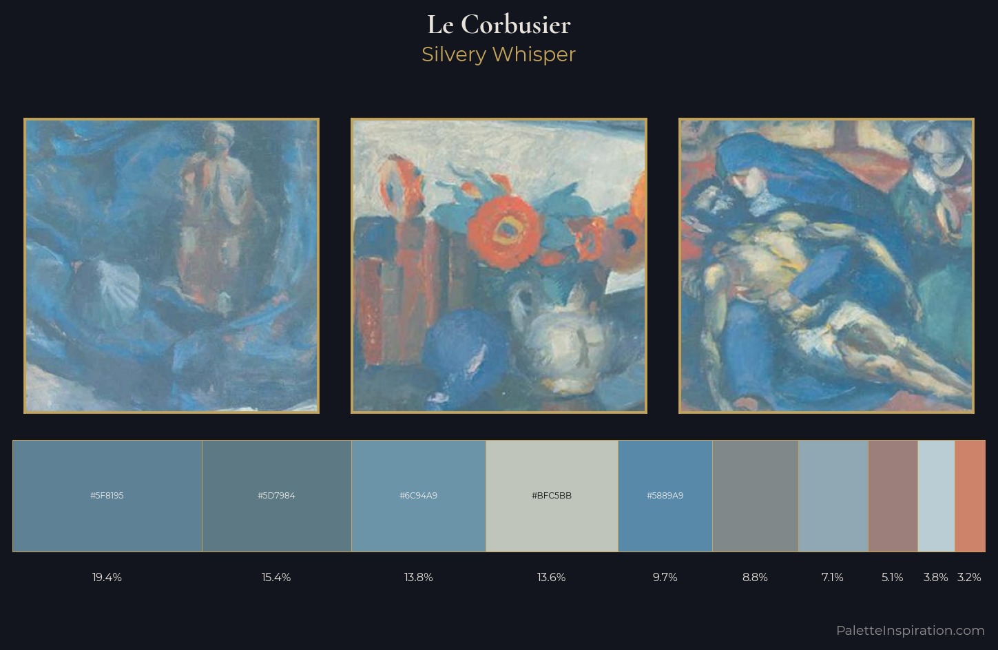 Le Corbusier Palette 3 — Silvery Whisper