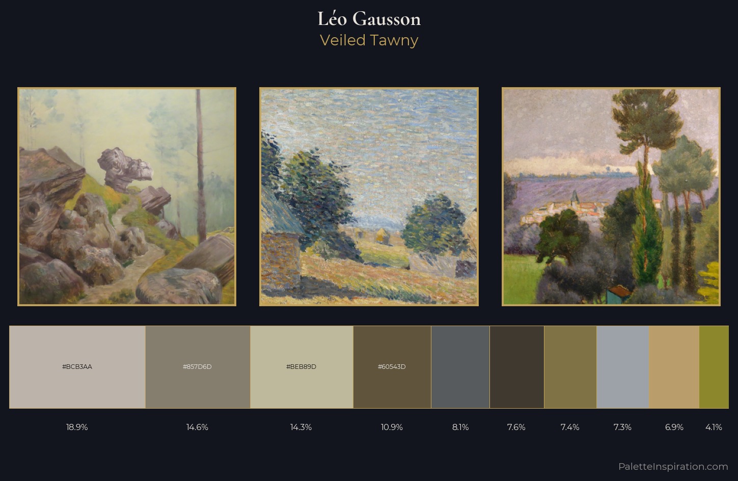 Léo Gausson Palette 2 — Veiled Tawny