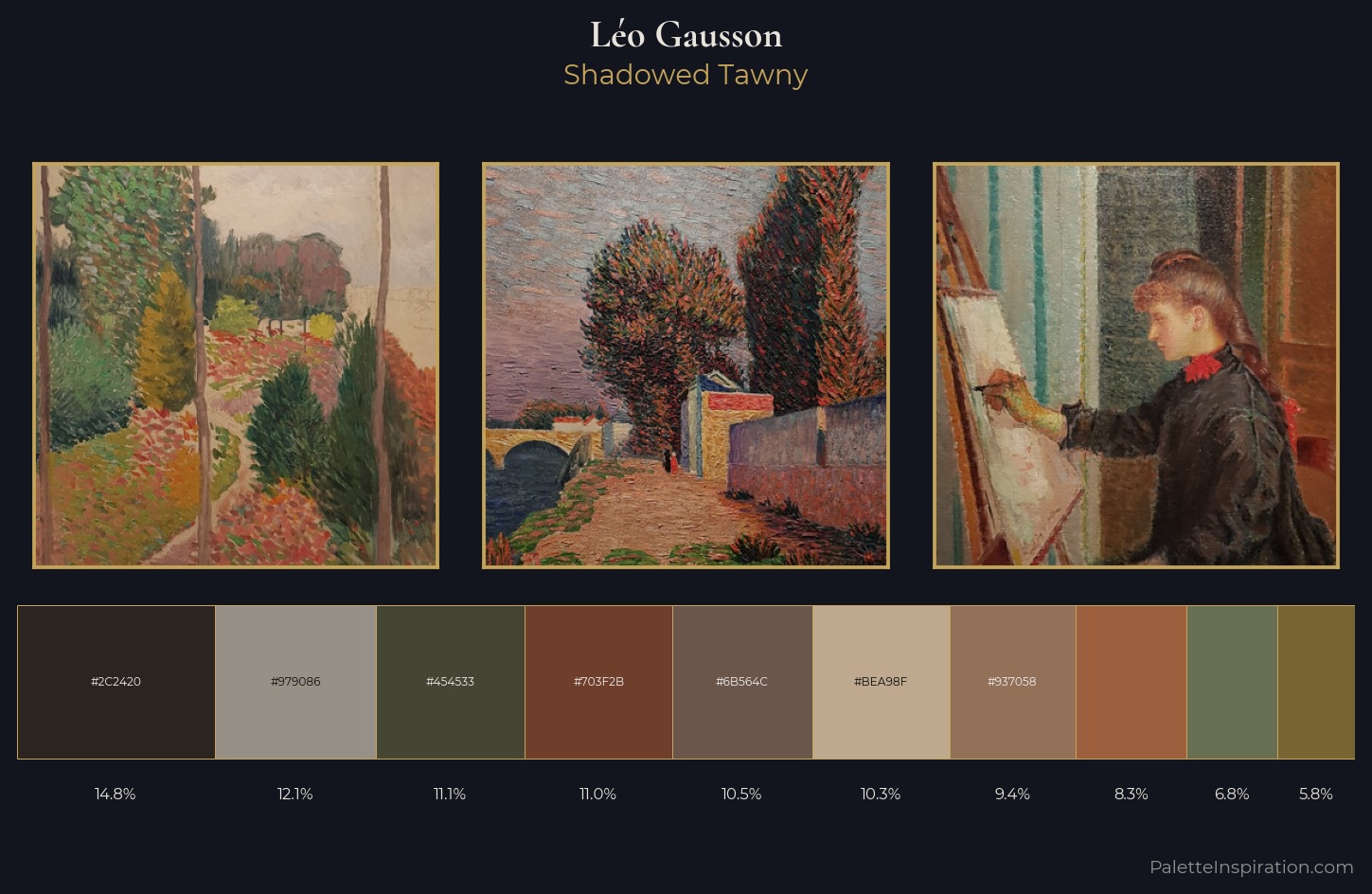 Léo Gausson Palette 9 — Shadowed Tawny