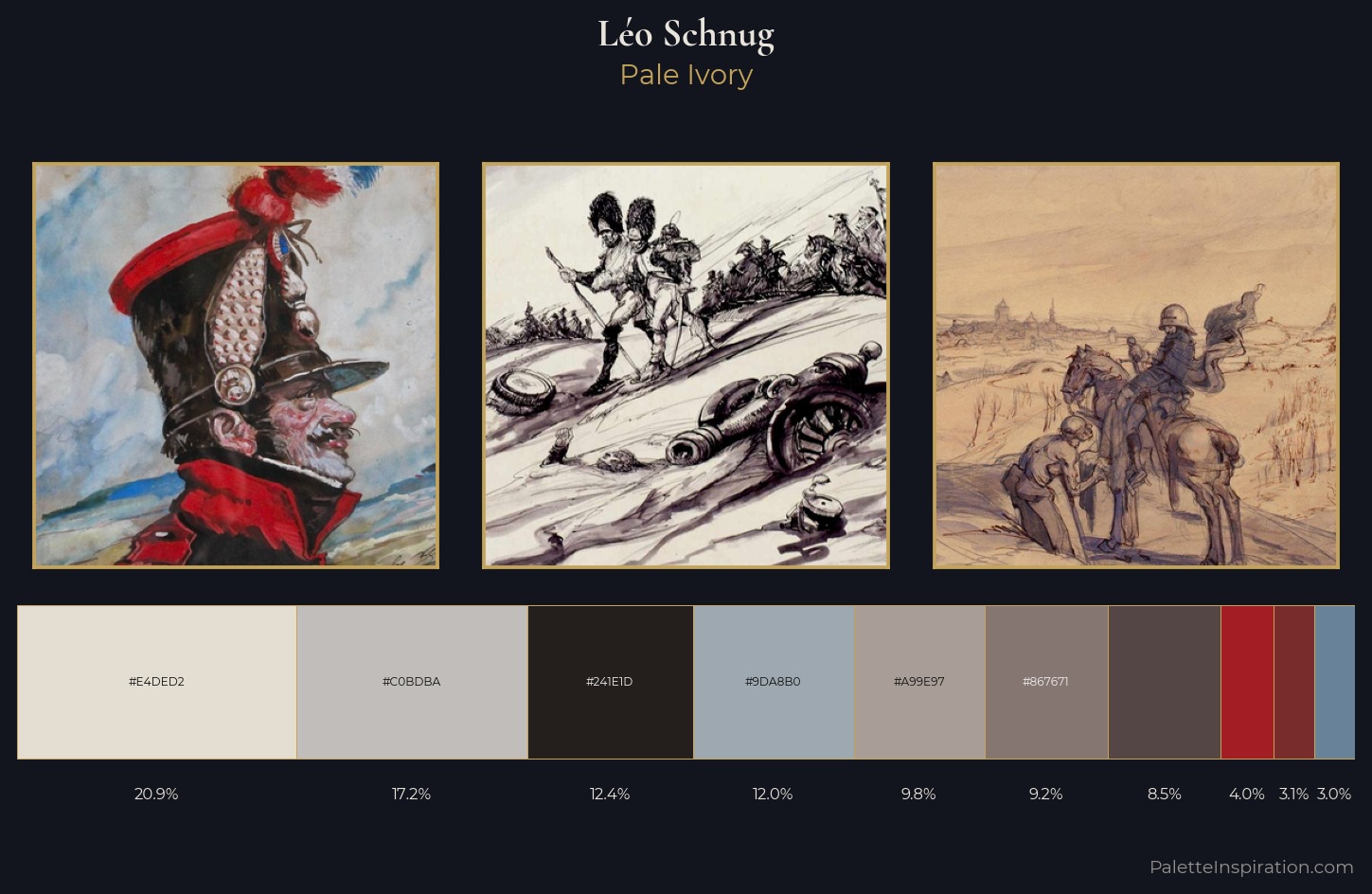 Léo Schnug Palette 1 — Pale Ivory