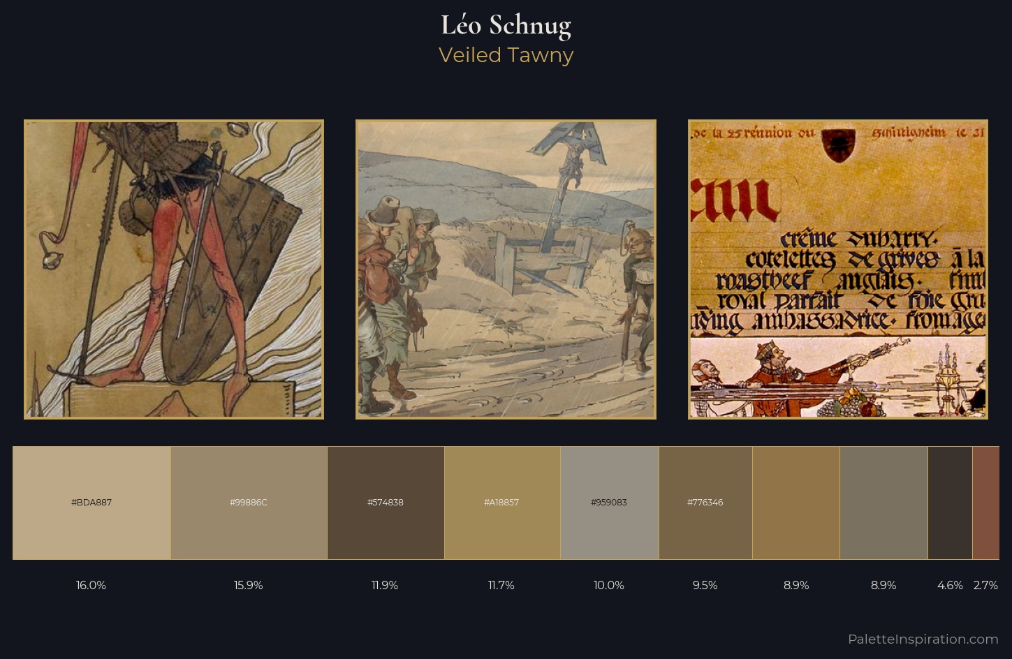 Léo Schnug Palette 2 — Veiled Tawny