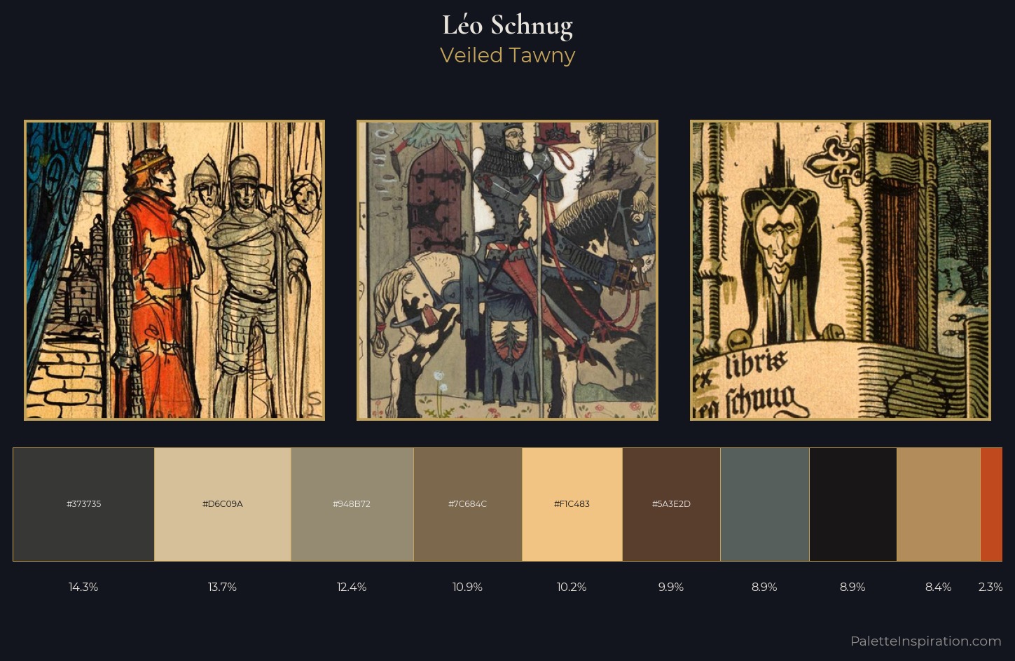 Léo Schnug Palette 3 — Veiled Tawny