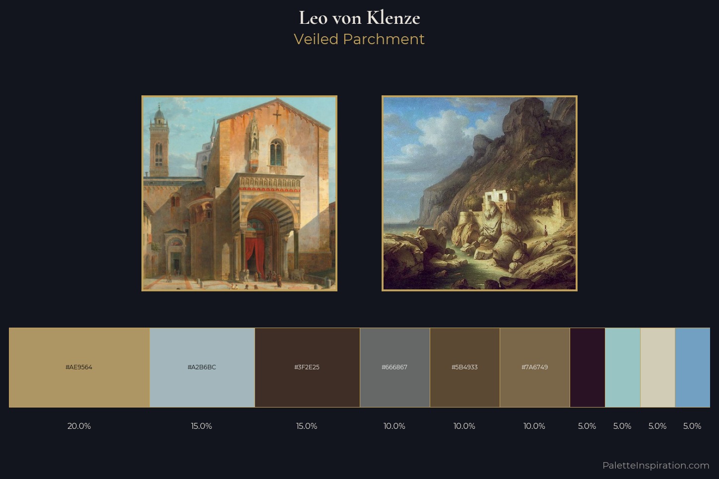 Leo von Klenze Master Palette — Veiled Parchment