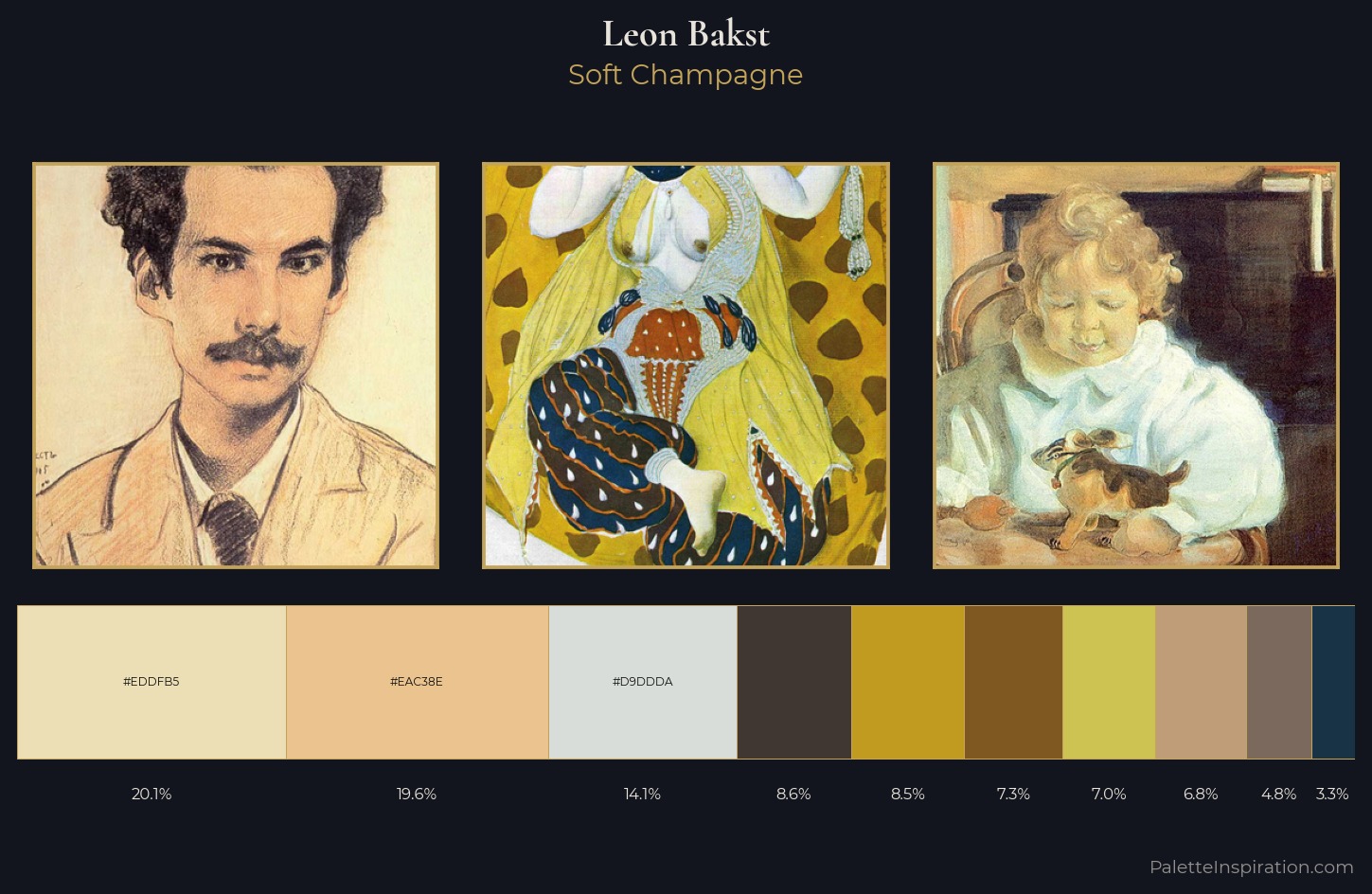 Leon Bakst Palette 1 — Soft Champagne