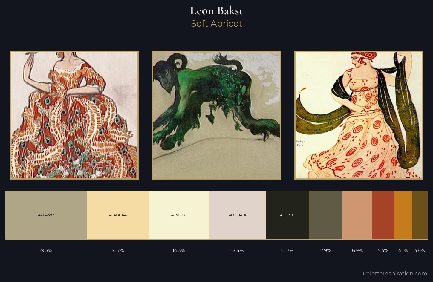 Leon Bakst Palette 3 — Soft Apricot