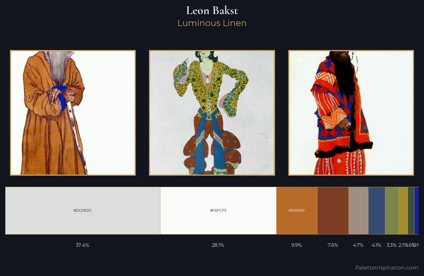 Leon Bakst Palette 6 — Luminous Linen