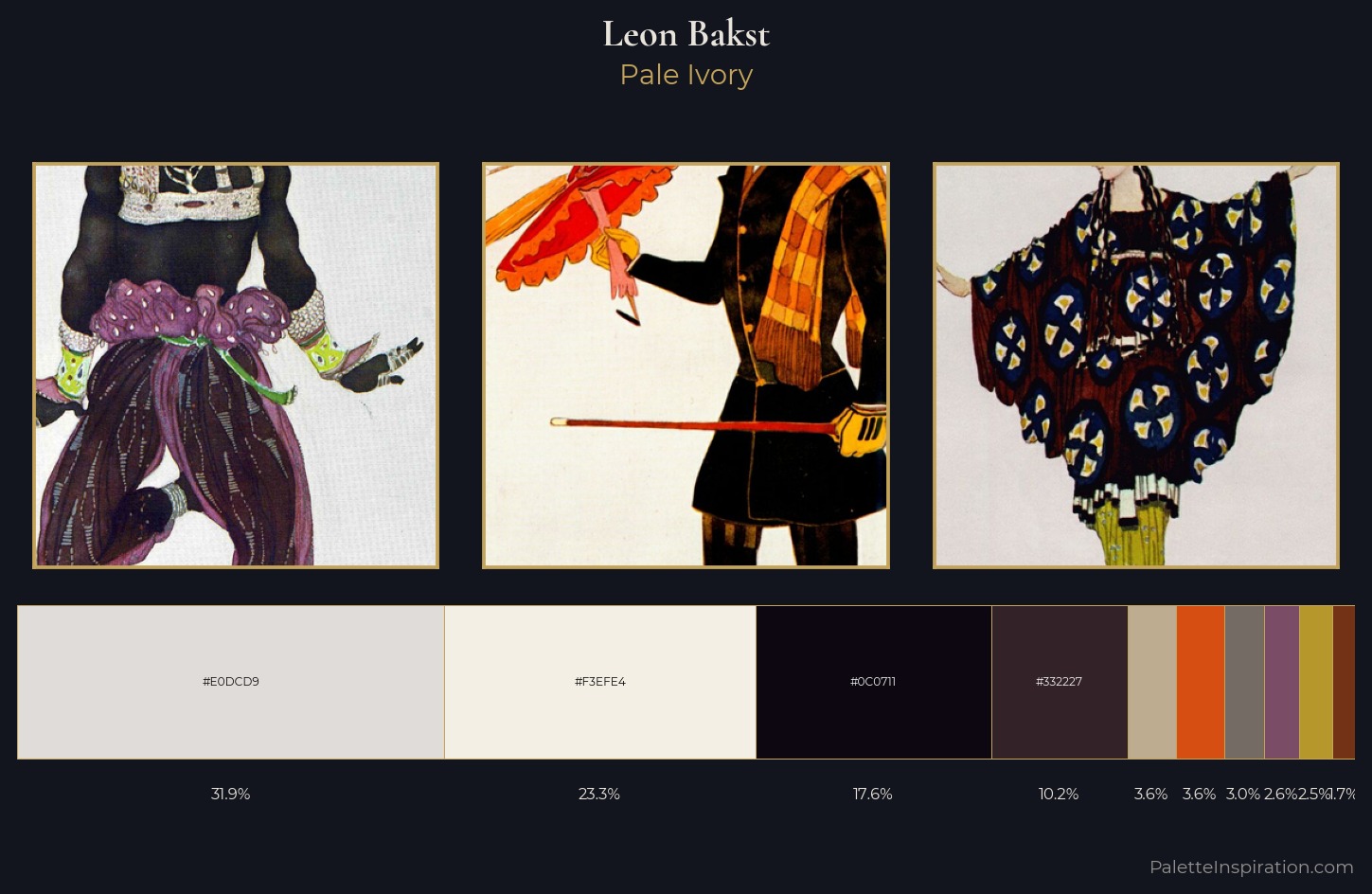 Leon Bakst Palette 7 — Pale Ivory